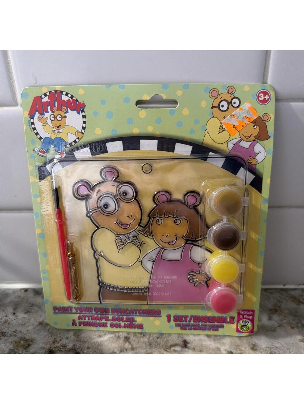 Authur Themed  Paint Your Own Suncatchers Set